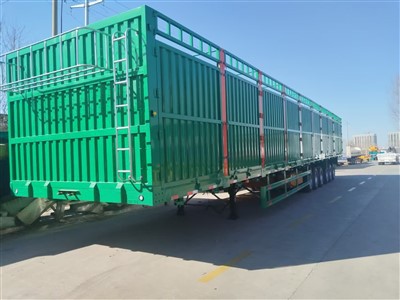 Container-type semitrailerbil